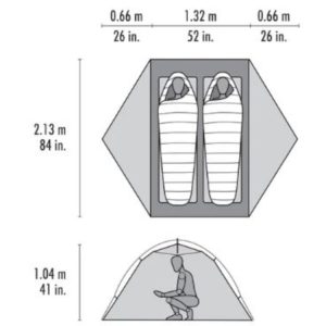 MSR Elixir Tent with Footprint – 2 Person